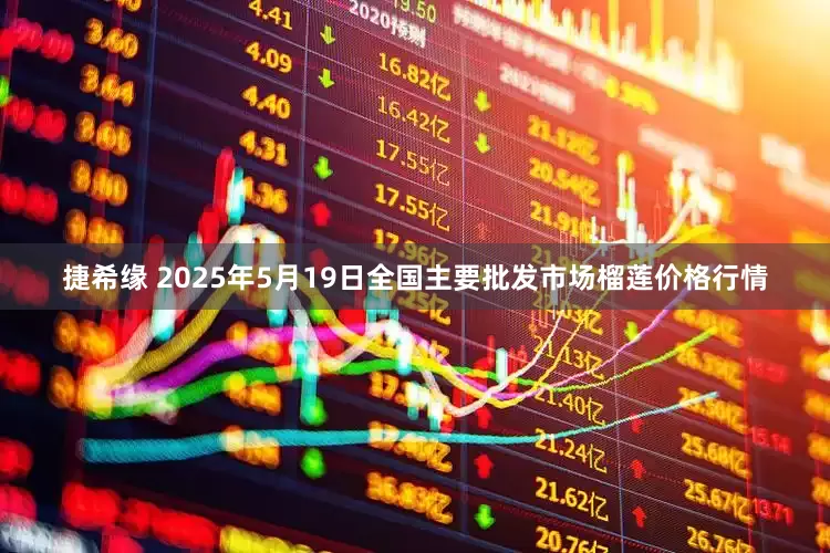 捷希缘 2025年5月19日全国主要批发市场榴莲价格行情