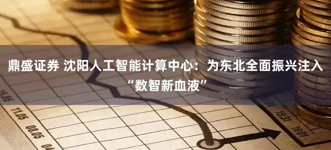 鼎盛证券 沈阳人工智能计算中心：为东北全面振兴注入“数智新血液”